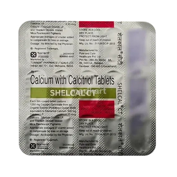 shelcal ct tablet 15's